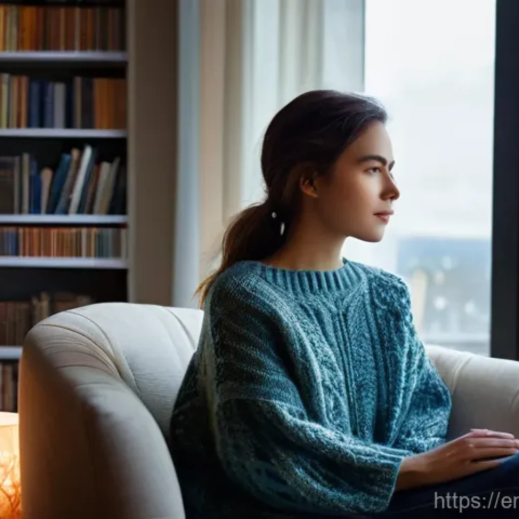 자서전적 치료법과 인지행동치료 비교 - **Prompt 1: The Tapestry of Memory**
    A serene young woman, in her late 20s, with a contemplative...